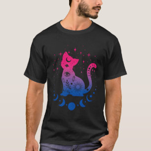 Farbfarben der Flagge für den Biual-Stolz T-Shirt