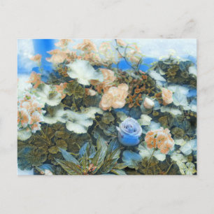 FARBFARBENE BOUQUET POSTCARD POSTKARTE