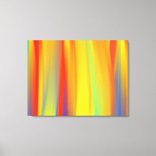 FARBFARBENER RAINBODEN ART. 2 LEINWANDDRUCK