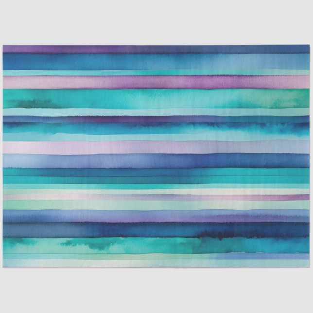 Farbfarbenfrohe Streifen Papiertücher Seidenpapier (Vorderseite)