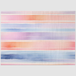 Farbfarbenfrohe Streifen Papiertücher Seidenpapier