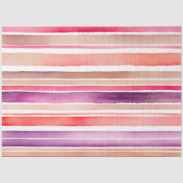 Farbfarbenfrohe Streifen Papiertücher Seidenpapier