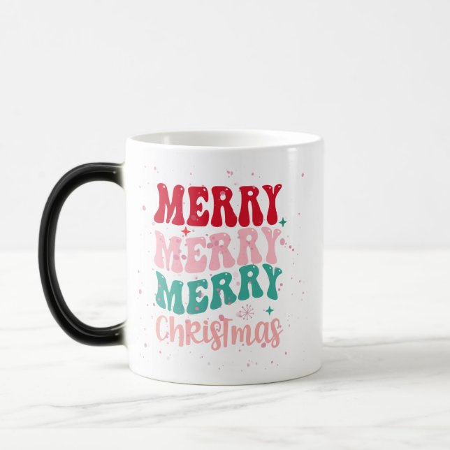 FARBFARBIGE MERRY CHRISTMAS TASSE (Links)
