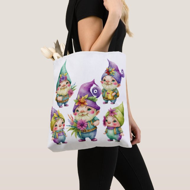 FARBFARBIGE NIEDLICHE MARDI GRAS GNOMES (Von Nahem)