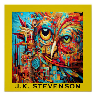 FARBFARBIGE OWART POSTER