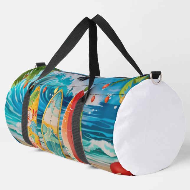 FARBFARBIGE SOMMERGRENZEN DUFFLE BAG (Linke Ecke)