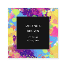 Farbfarbiger Abstrakter QR-Code