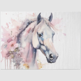 Farbfarbiges Papier für das Pferdegeflecht