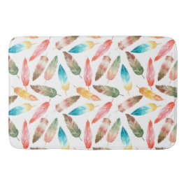 Farbfedern Badematte