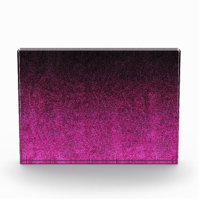 Farbfehler und Schwarzer Glitzer Fotoblock (Vorderseite)
