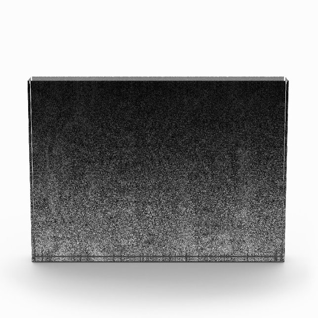 Farbfehler und Schwarzer Glitzer Fotoblock (Vorderseite)
