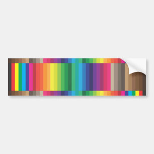 Farbfernsehen CMYK Autoaufkleber