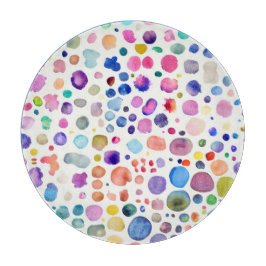 Farbflecken Schneidebrett