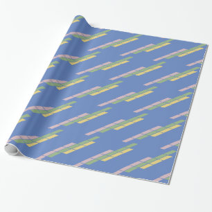 Farbfliesen Geschenkpapier