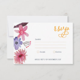 Farbflora RSVP Karte