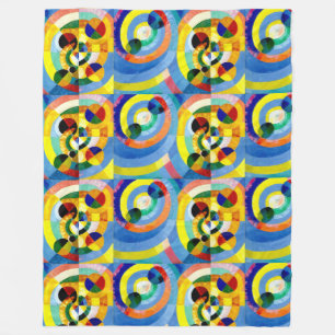 Farbformen durch Robert Delaunay Fleecedecke