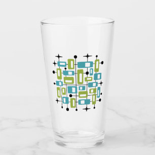Farbfrohe Retro-Mitte-des-20.-Jahrhunderts-Moderne Glas