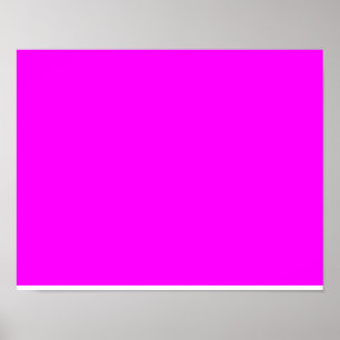 Farbfuchsien/Magenta Poster