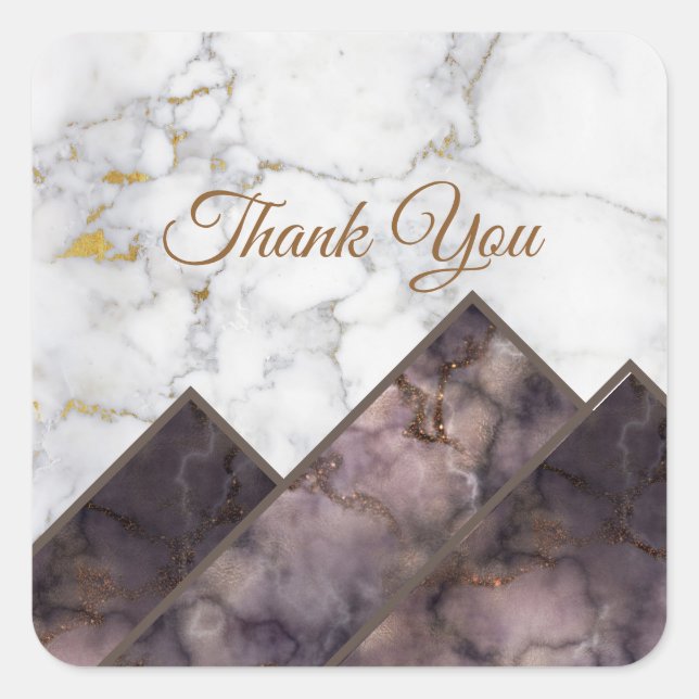 Farbgeballter Bereich aus schwarzem und weißem Mar Quadratischer Aufkleber (Vorderseite)