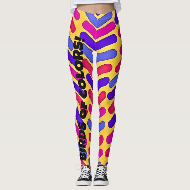 FARBGEBIRGE! LEGGINGS (Vorderseite)