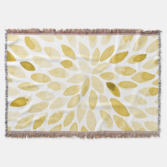 Farbgelbe Pinselstriche Decke (Vorderseite)