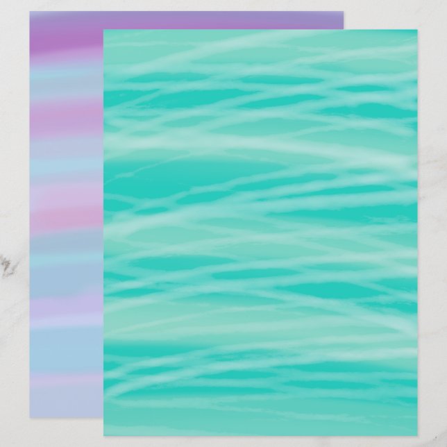 Farbgemaltes gestrichenes Bücherpapier (Vorne/Hinten)