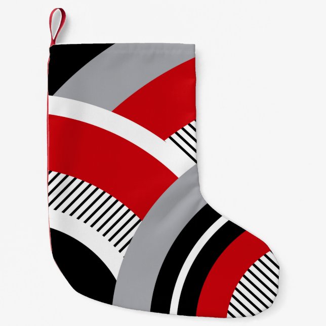 Farbgeometrie Kleiner Weihnachtsstrumpf (Vorderseite)