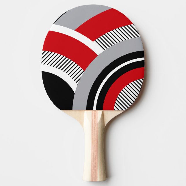 Farbgeometrie Tischtennis Schläger (Vorderseite)