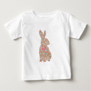 Farbgepunkteter Kaninchen-T - Shirt
