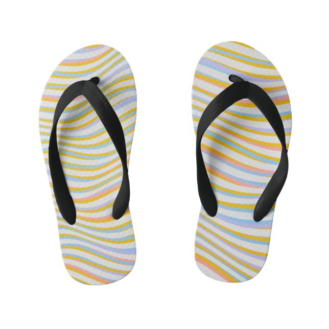 Farbgestrichene Flip Flops für Kinder (Fußbett)