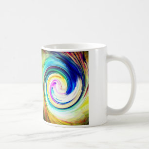 Farbgewundene Tasse