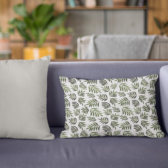 Farbgrüne Äste Dekokissen (Von Creator hochgeladen)