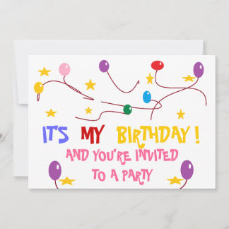 FARBHAFTE GEFÄHRDETE PARTEINVITATION EINLADUNG