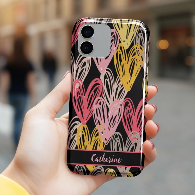 FARBHAFTE HERZEN VALENTINE'S DAY PATTERN Case-Mate iPhone HÜLLE (Von Creator hochgeladen)