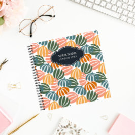 FARBHAFTE RETRO-BLÄTTER GROOVY BOTANICAL NOTIZBUCH