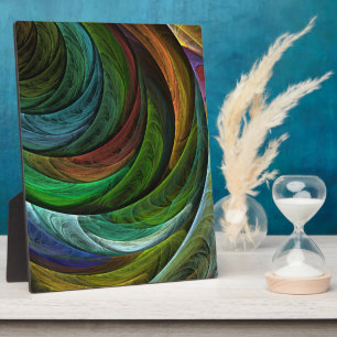 Farbharmonie Abstrakt Art Plaque Fotoplatte
