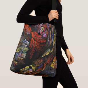 Farbharmonie Abstrakte Art Cross Body Tragetaschen Mit Langen Trägern