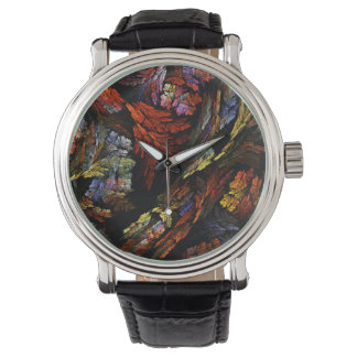 Farbharmonie Abstrakte Kunst Armbanduhr