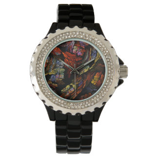 Farbharmonie Abstrakte Kunst Armbanduhr