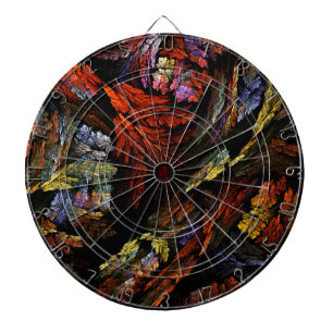 Farbharmonie Abstrakte Kunst Dartscheibe