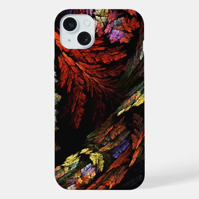 Farbharmonie Abstrakte Kunst iPhone Hülle (Rückseite)
