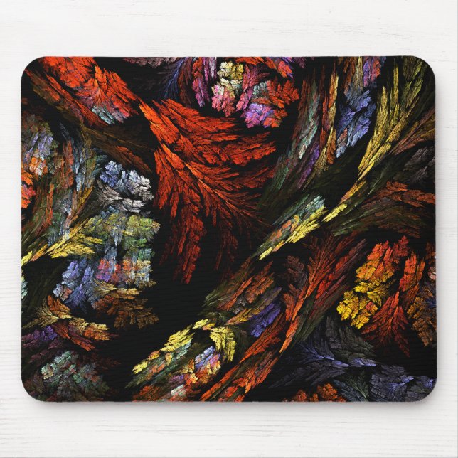 Farbharmonie Abstrakte Kunst Mousepad (Vorne)