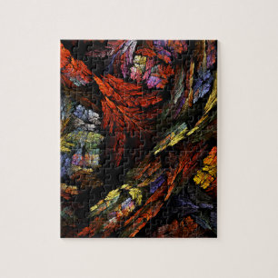 Farbharmonie Abstrakte Kunst Puzzle