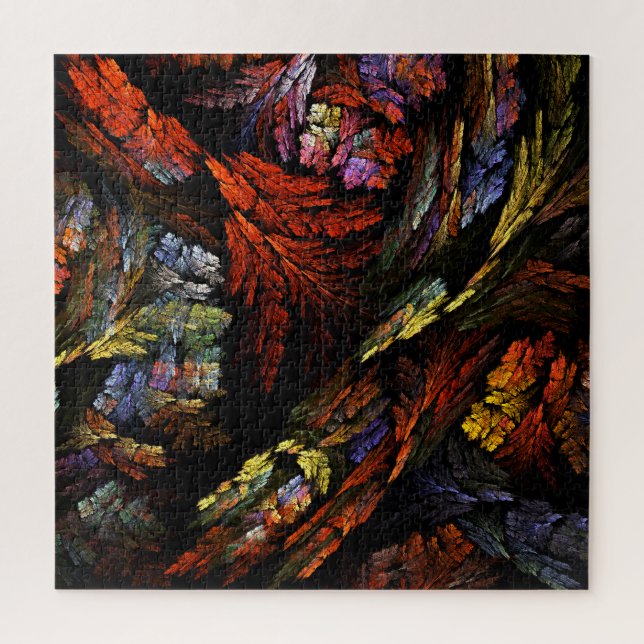 Farbharmonie Abstrakte Kunst Puzzle (Vertikal)