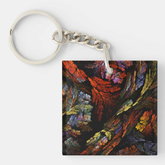 Farbharmonie Abstrakte Kunst Schlüsselanhänger