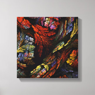 Farbharmonie Abstrakte Kunst Schwarz und Weiß Leinwanddruck