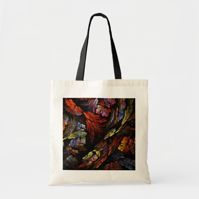 Farbharmonie Abstrakte Kunst Tote Tasche (Vorne)
