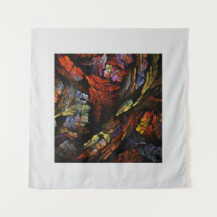 Farbharmonie Abstrakte Kunst Wandteppich