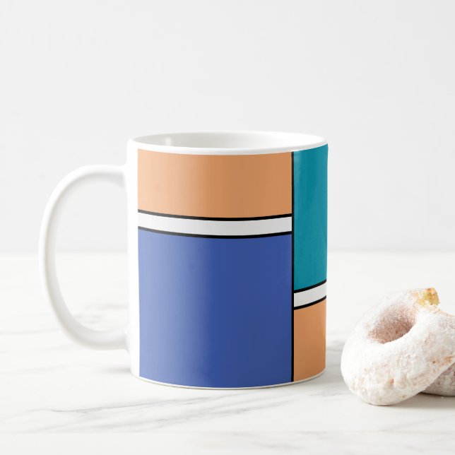 Farbharmonie Kaffeetasse (Mit Donut)