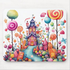 FARBHAUS HALLOWEEN CANDY HOUSE MOUSEPAD